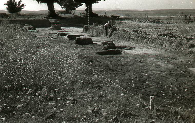 [Excavació de la zona del fòrum de Clunia]