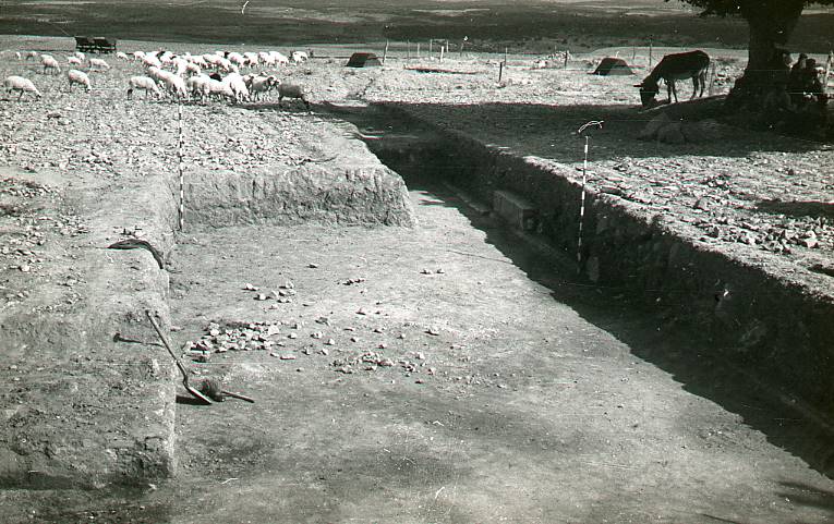 [Vista general de la zona del fòrum de Clunia]