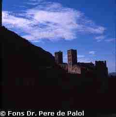 [Vista panoràmica del monestir de Sant Pere de Rodes, Al Empordà]