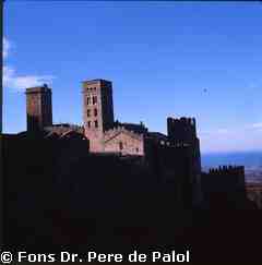 [Vista panoràmica del monestir de Sant Pere de Rodes, Al Empordà]
