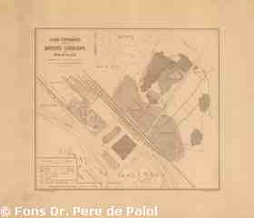 Plano topográfico del Bosque Sagrado de Palencia