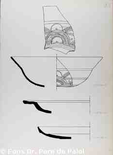 Dibuix a tinta de diverses peces