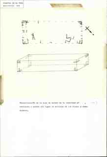 Dibuix a tinta d'una sepultura de Pedrosa de la Vega, necròpolis sud