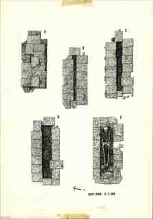 Pedrosa de la Vega. Dibuix a tinta de la sepultura 256 (5 imatges)