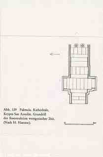 [Dibuix de la planta de la cripta de San Antolín de Palència]