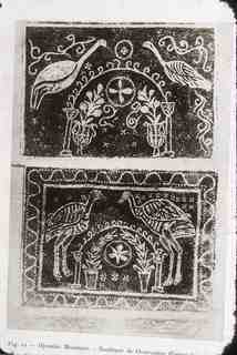 Mosaics de l'intercolumni de la basílica de Crescomins, Djemila