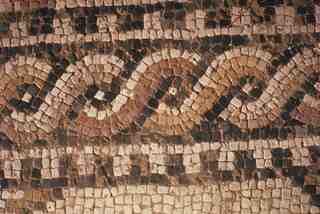 [Detall d'un nus de Salomó pertanyent a un dels mosaics de la vil·la romana de Quintanilla de la Cueza]