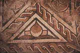 [Detall d'un dels mosaics de Baños de Valdearados, Burgos]