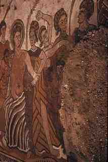 [Detall del mosaic de Dionisios representat a la vil·la romana de Baños de Valdearados, Burgos]