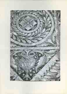 [Detall del motiu central i de la cràtera del mosaic d'Almenara d'Adaja (Valladolid)]