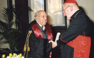 [Festa de l'entrega del doctorat honoris causa del Pontificio Istituto di Archeologia Cristiana]