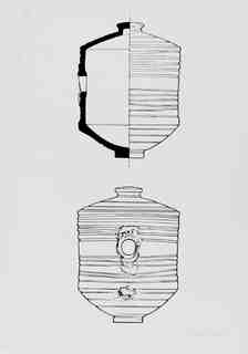 [Dibuix de peces de Terra Sigil·lata Hispànica procedents de les excavacions de la vil·la romana de La Olmeda, Palencia]