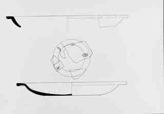 [Dibuix de peça de Terra Sigil·lata Hispànica procedent de les excavacions de la vil·la romana de La Olmeda, Palencia]