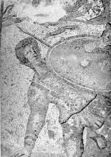 [Detall del mosaic de caça de La Olmeda, Palencia]