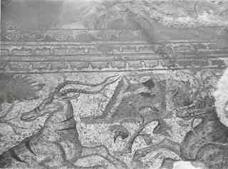 [Detall del mosaic de caça de La Olmeda, Palencia]