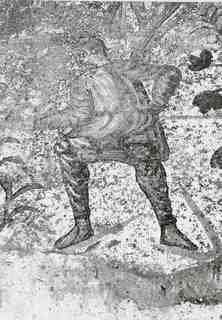 [Detall del mosaic de caça de La Olmeda, Palencia]