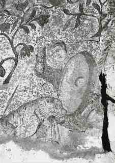 [Detall del mosaic de caça de La Olmeda, Palencia]