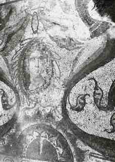 [Detall d'un paviment de mosaic procedent de la vil·la de La Olmeda]