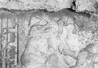 [Detall del mosaic de caça de La Olmeda, Palencia]