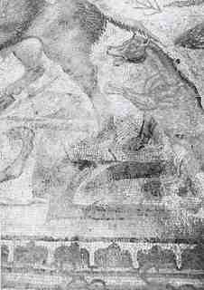 [Detall del mosaic de caça de La Olmeda, Palencia]