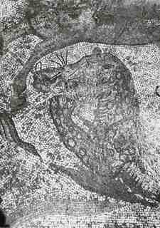 [Detall del mosaic de caça de La Olmeda, Palencia]