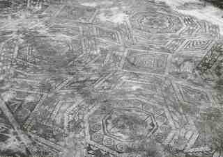 [Detall d'un paviment de mosaic procedent de la vil·la de La Olmeda]