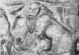 [Detall del mosaic de caça de La Olmeda, Palencia]