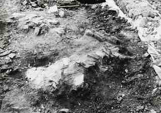 [Detall d'un enderroc identificat en les excavacions de la vil·la romana de La Olmeda]