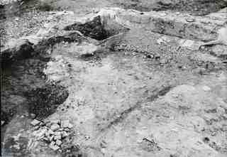 [Detall d'un enderroc identificat en les excavacions de la vil·la romana de La Olmeda]