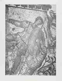 [Detall del mosaic de caça de la vil·la de La Olmeda]