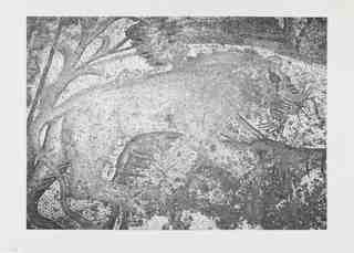 [Detall del mosaic de caça de la vil·la de La Olmeda]