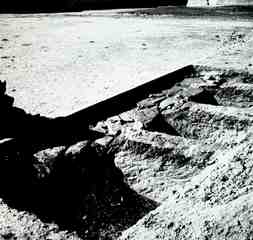 [Detall d'un sector excavat de la necròpoli de San Juan de Baños]