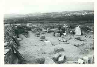 [Perspectiva de la basílica d'El Bovalar, en procés d'excavació]