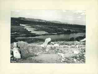 [Perspectiva del riu Segre des del jaciment d'El Bovalar]