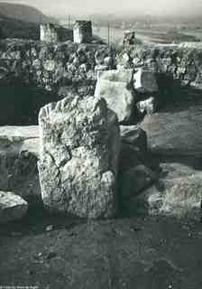 [Detall de les columnes a l'interior de la basílica d'El Bovalar]