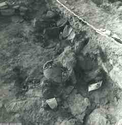 [Detall de nombrosos materials localitzats durant l'excavació de l'àmbit VII-10 del poblat d'El Bovalar]
