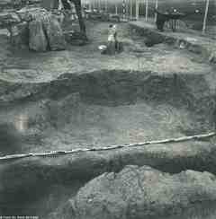 [Excavació de les trinxeres de la Guerra Civil, localitzades al sector N-E de la basílica d'El Bovalar]