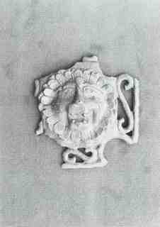 [Aplic decoratiu fragmentat, en forma de lleó, provinent de Saldaña]