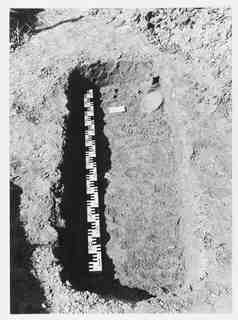 [Detall de l'excavació de la sepultura 345 de la necròpoli de Saldaña, Palència]