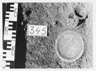 [Detall de l'excavació de la sepultura 345 de la necròpoli de Saldaña, Palència]
