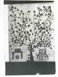 [Detall del mosaic sense identificar amb un arbre central]