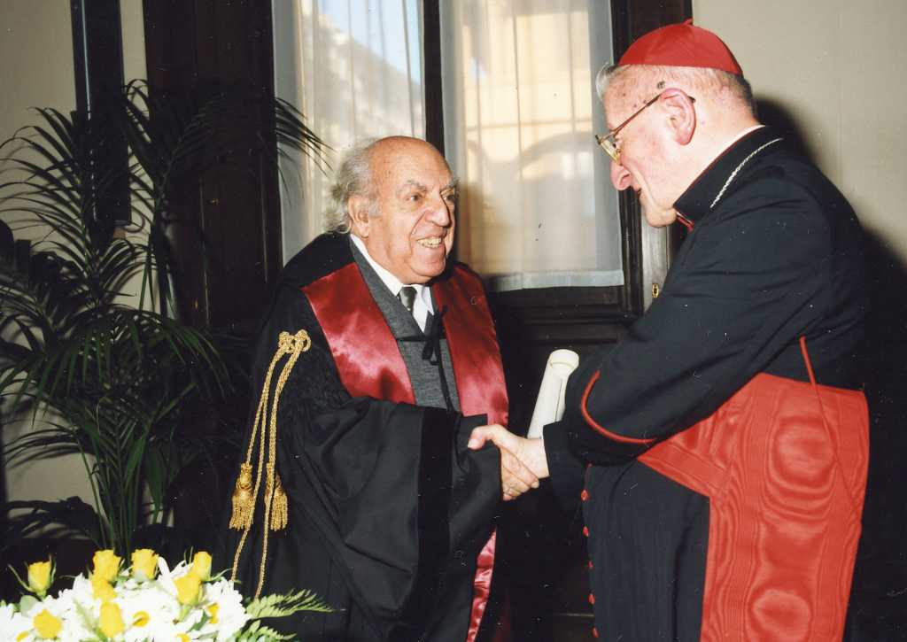 Dr. Palol investidura doctor honoris causa de l’Institut Pontifici d’Arqueologia Cristiana de Roma